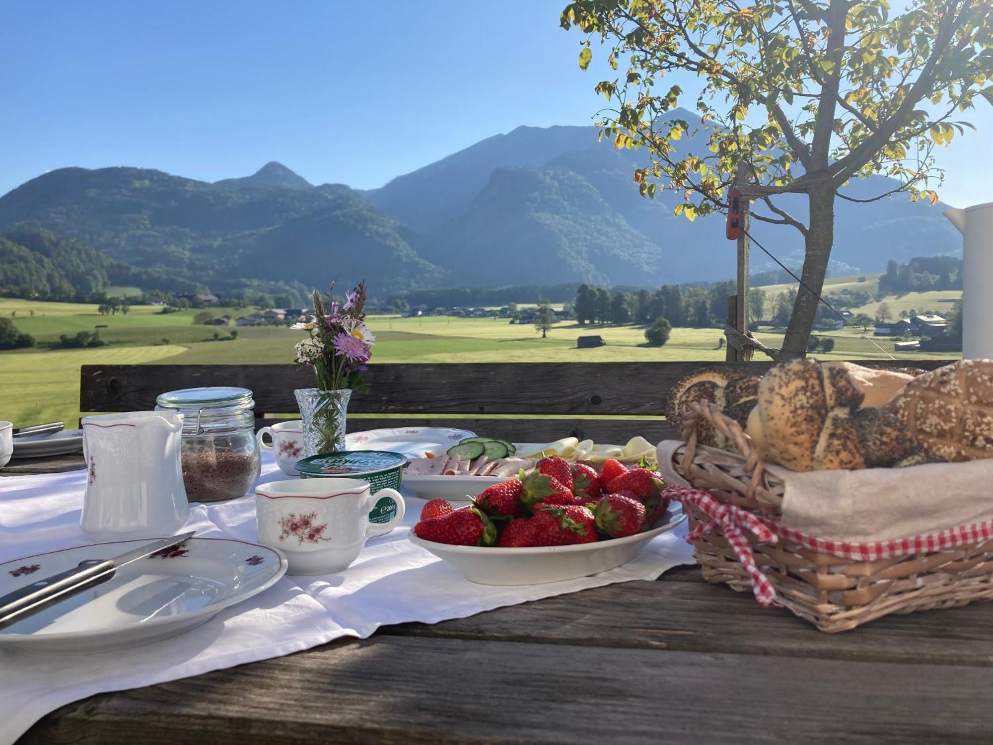 Weinbachbauer - Urlaub Am Bauernhof Villa Sankt Wolfgang im Salzkammergut Exterior photo